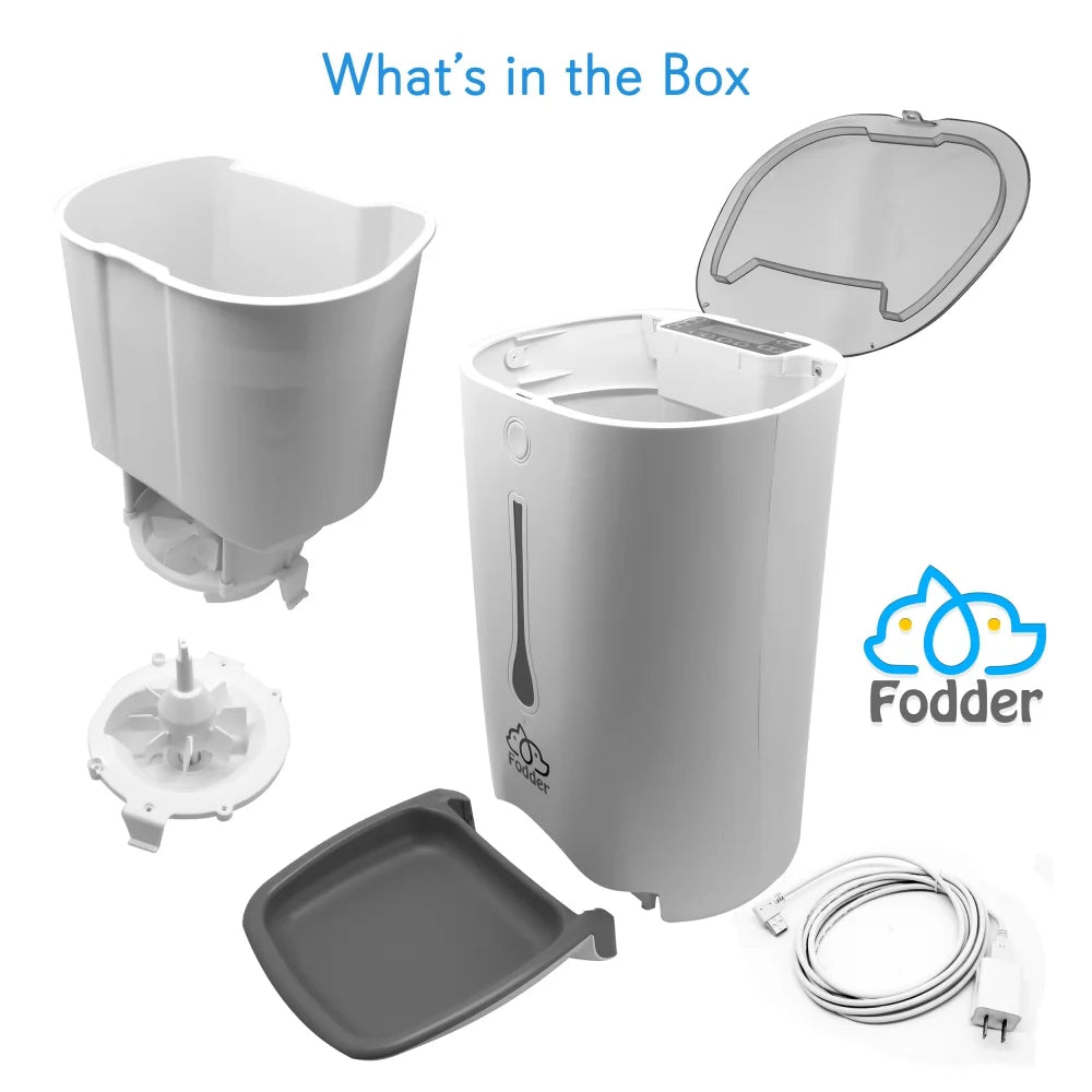 SLAPF30 - Intelligent Automatic Pet Feeder with Voice Message Feature for Cats and Dogs