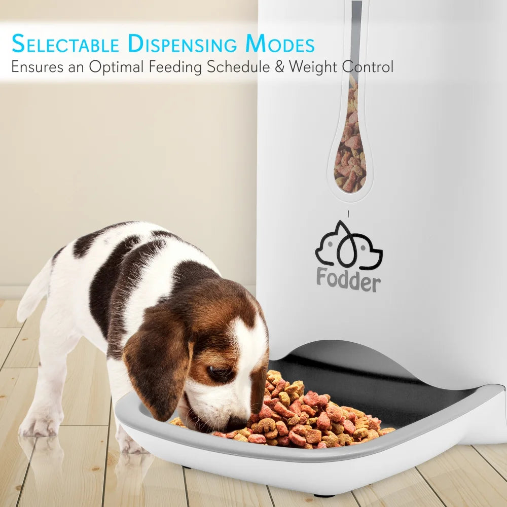 SLAPF30 - Intelligent Automatic Pet Feeder with Voice Message Feature for Cats and Dogs