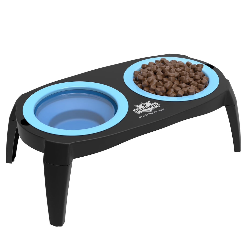 Premium Elevated Pet Feeding Station with Nonslip Base for Dogs & Cats